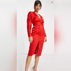 🚫❤️ NWT ASOS DESIGN Batwing Midi